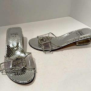 Stuart Weitzman Fancy Jeweled 1.75" Heel
